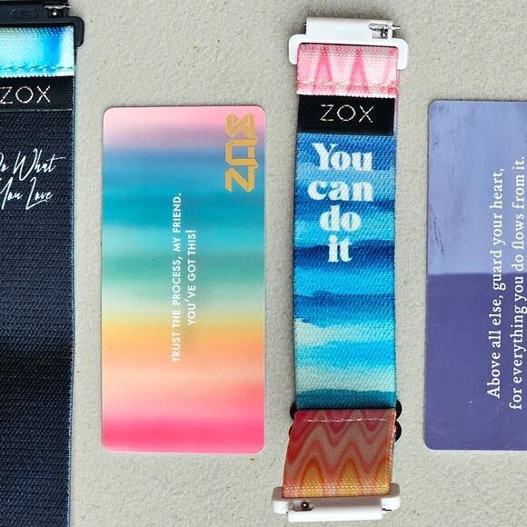 ZOX "YOU CAN DO IT" WATCHBAND 20mm ANDROID SAMSUNG GALAXY COMPATIBLE - Picture 4 of 10